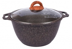 Saucepan 4L with non-stick coating with with glass LID (Original)