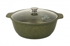 Fire pan 4L with non-stick coating, with glass LID