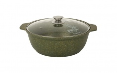 Fire pan 3L with non-stick coating, with glass LID