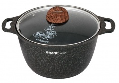 Saucepan 6L with non-stick coating with with glass LID (Original)