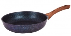 Frying pan 260mm with non-stick coating, with handle (Blue)