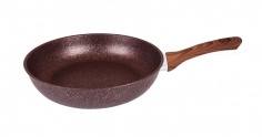 Frying pan 280mm with non-stick coating, with handle (Red)