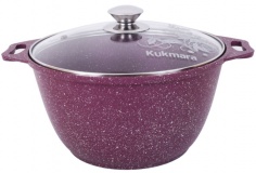 Saucepan 6L with non-stick coating, glass LID