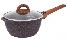 Saucepan 2,2L with non-stick coating with adjustable handle with glass LID (Original)