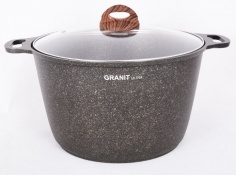 Saucepan 10L with non-stick coating with with glass LID (Original)